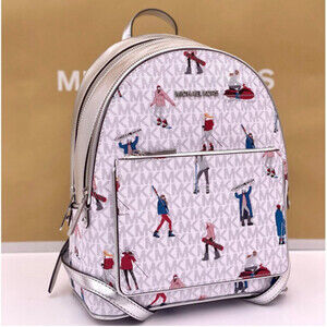 Michael Kors Jet Set Girls Adina
Medium Backpack MK Bright White
Silver